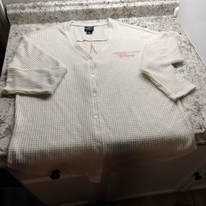 Destination Disney Speak Fluent Disney Button-Up Long-Sleeve Top